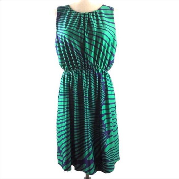 JB by Julie Brown Dresses & Skirts - Julie Brown green/navy dress, size: M